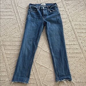 Abercrombie & Fitch Blue Straight Leg Jeans